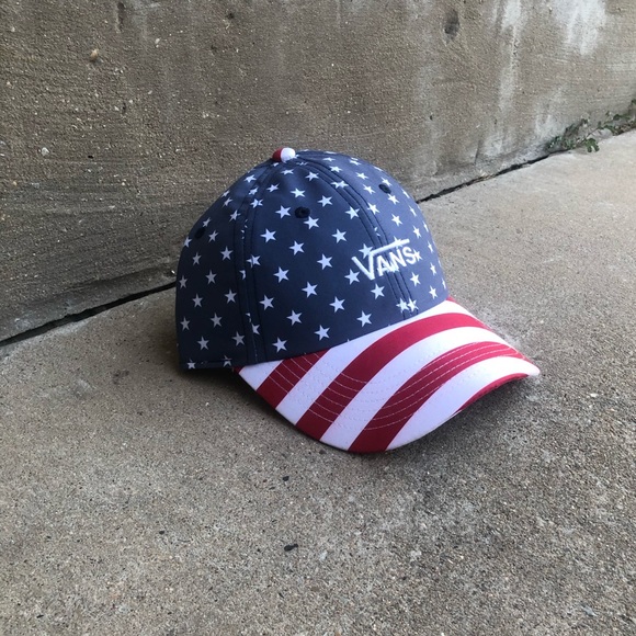 🇺🇸 Limited Vans American Flag Court Print Hat - Picture 4 of 6